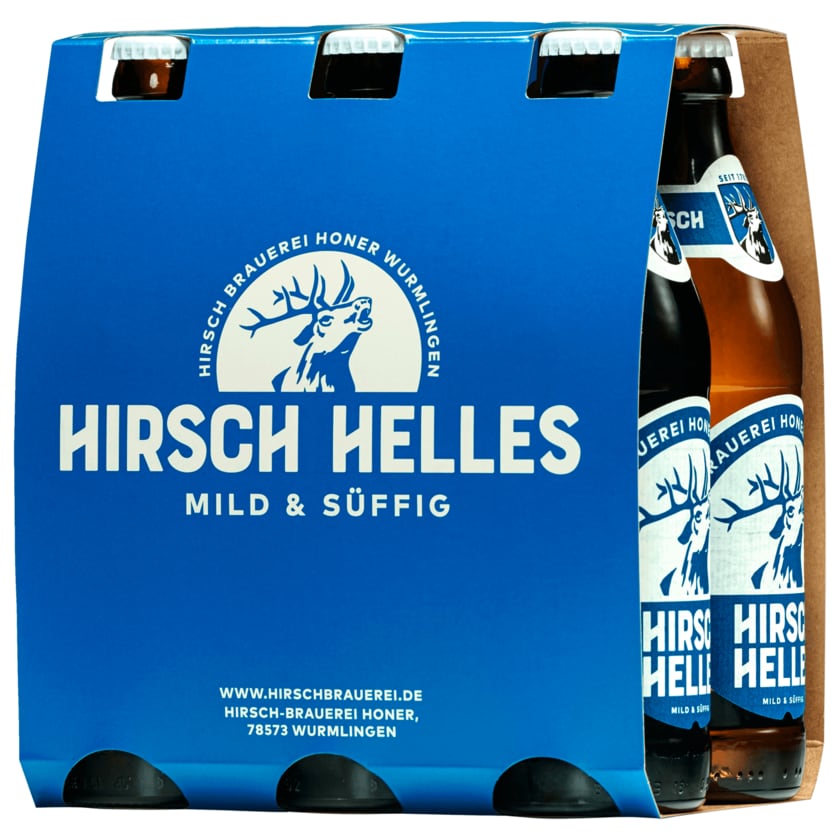 Hirsch-Brauerei Honer Helles 6x0,5l